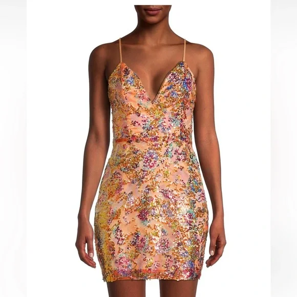 Ramy Brook Women's Channing Sequined Mini Dress - Multisequin - Size 4 Ramy Brook Women's Channing Sequined Mini Dress - Multisequin - Size 4